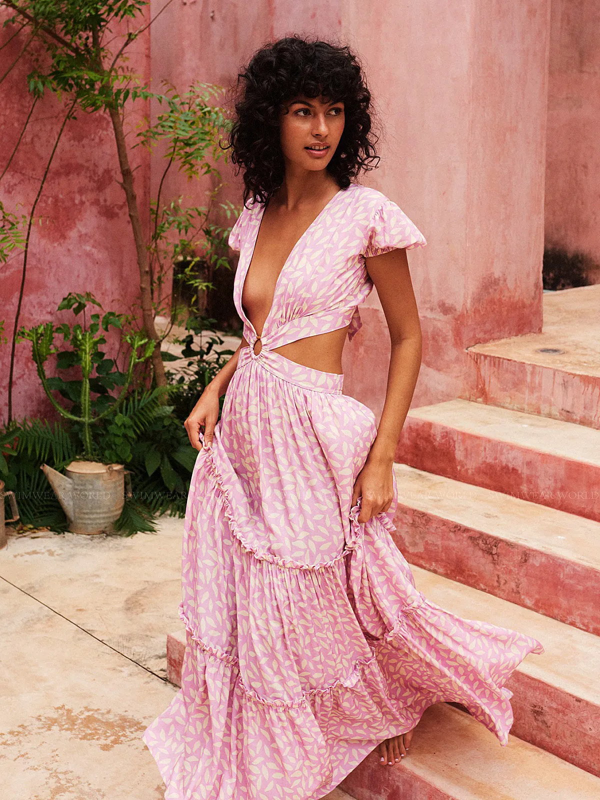 Printed Hoop Dress ::RET