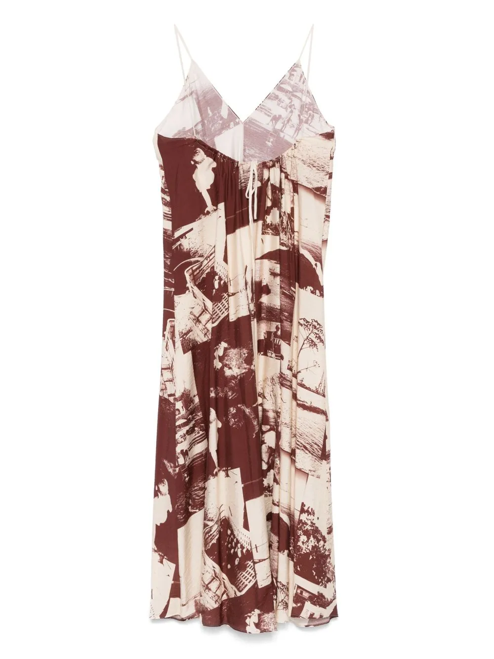 Printed long dress