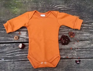 Pumpkin Long Sleeve Onesie
