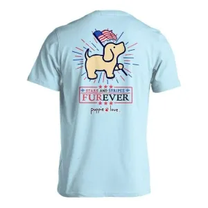 Puppie Love Stars And Strips T-Shirt