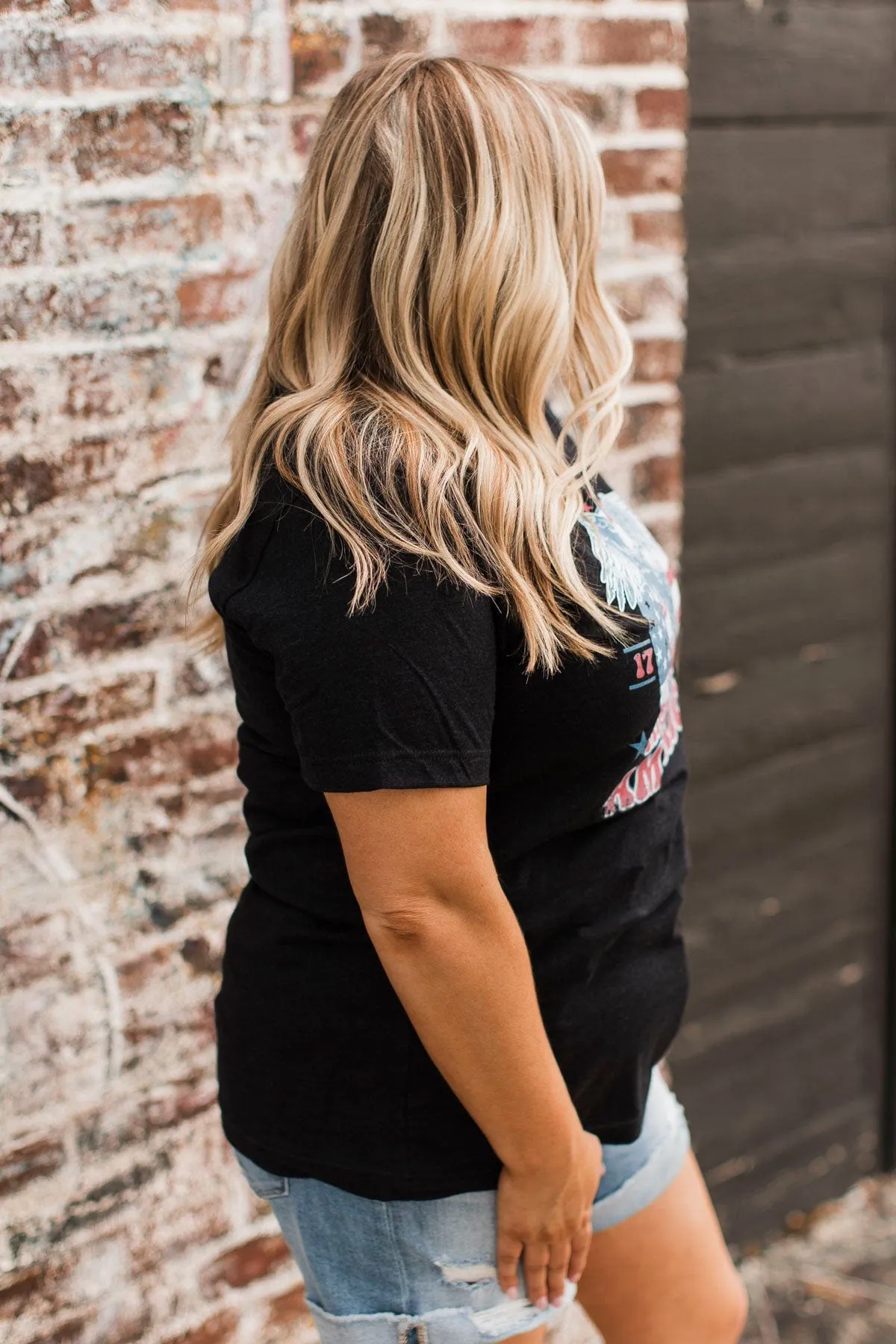 "Made In America" Graphic Tee- Black