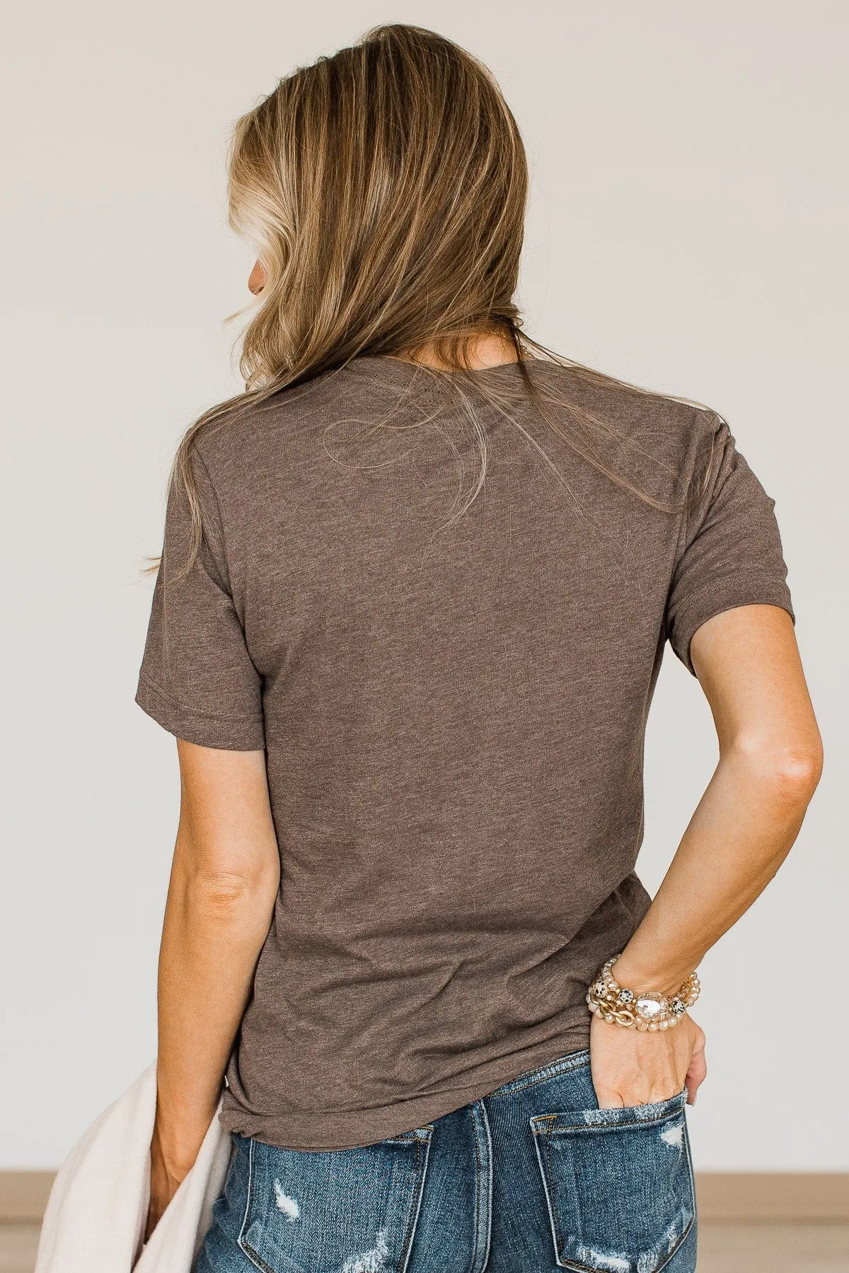 "Spice Girl" Graphic Tee- Mocha