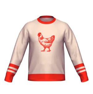Red Chicken Sweater