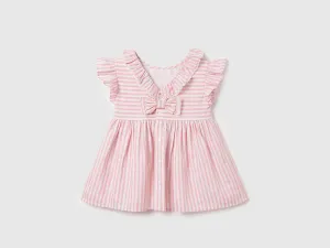 Regular Fit Round Neck Striped Tops