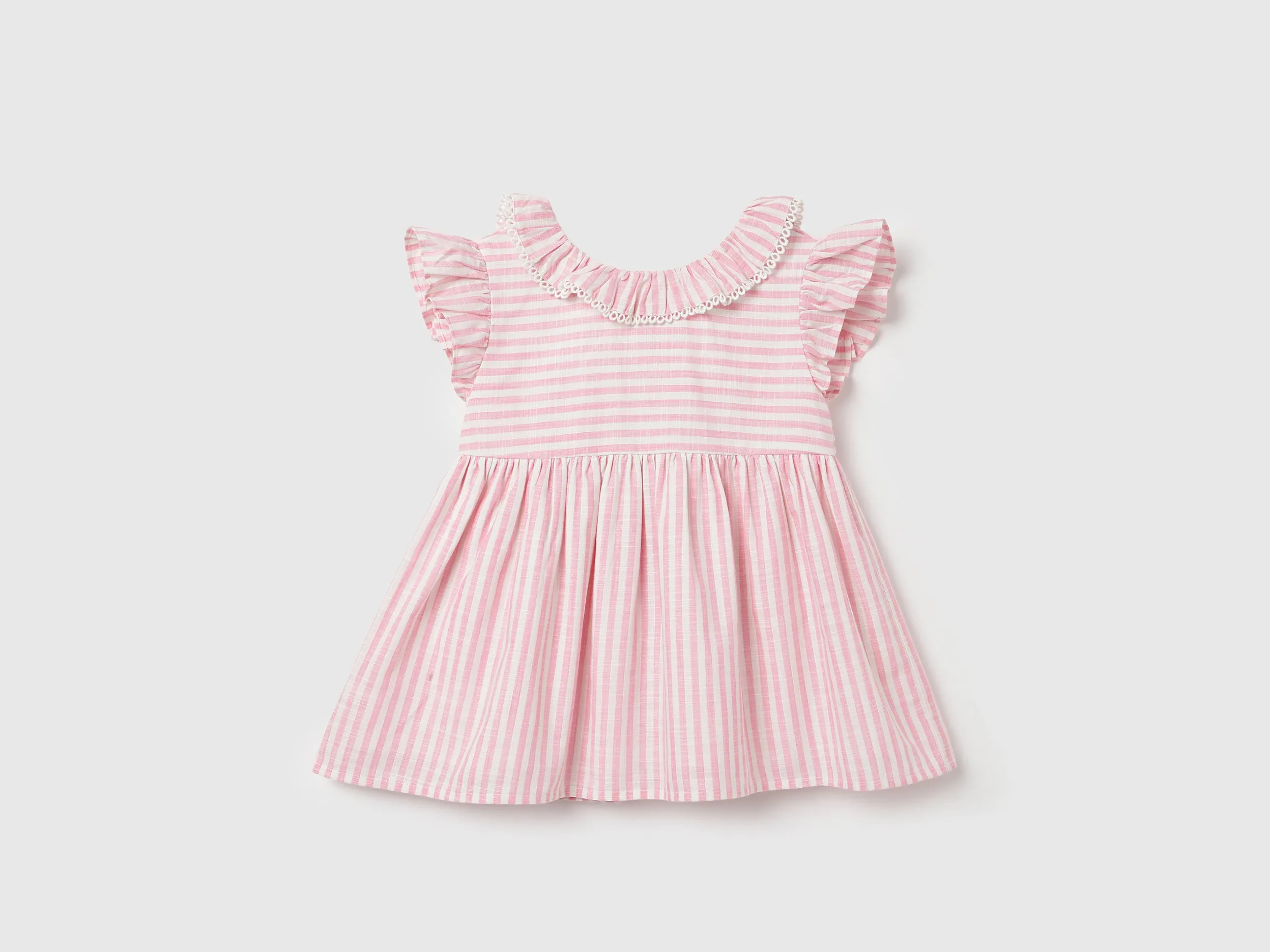 Regular Fit Round Neck Striped Tops