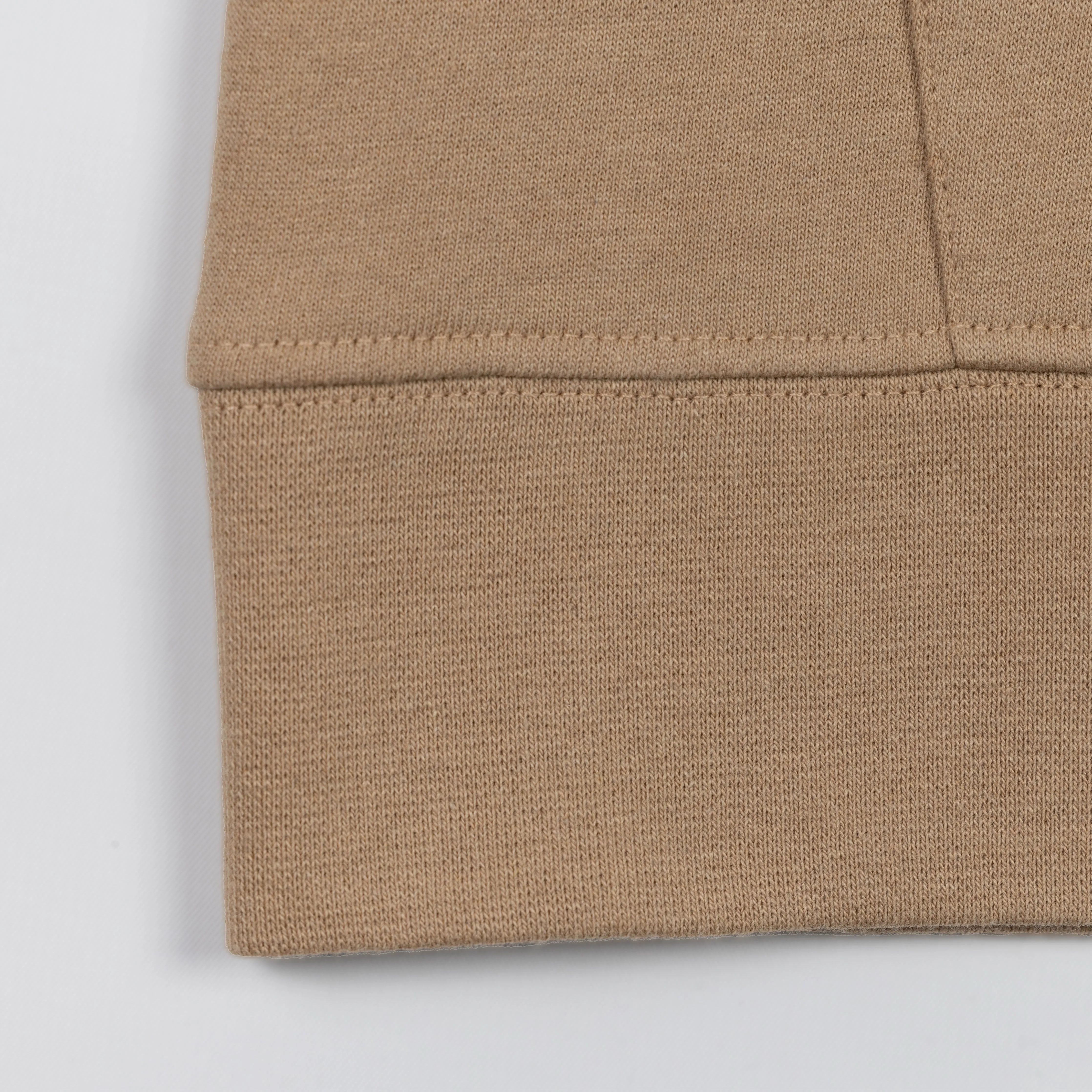 Retro Classic Pullover Hoodie - Tan