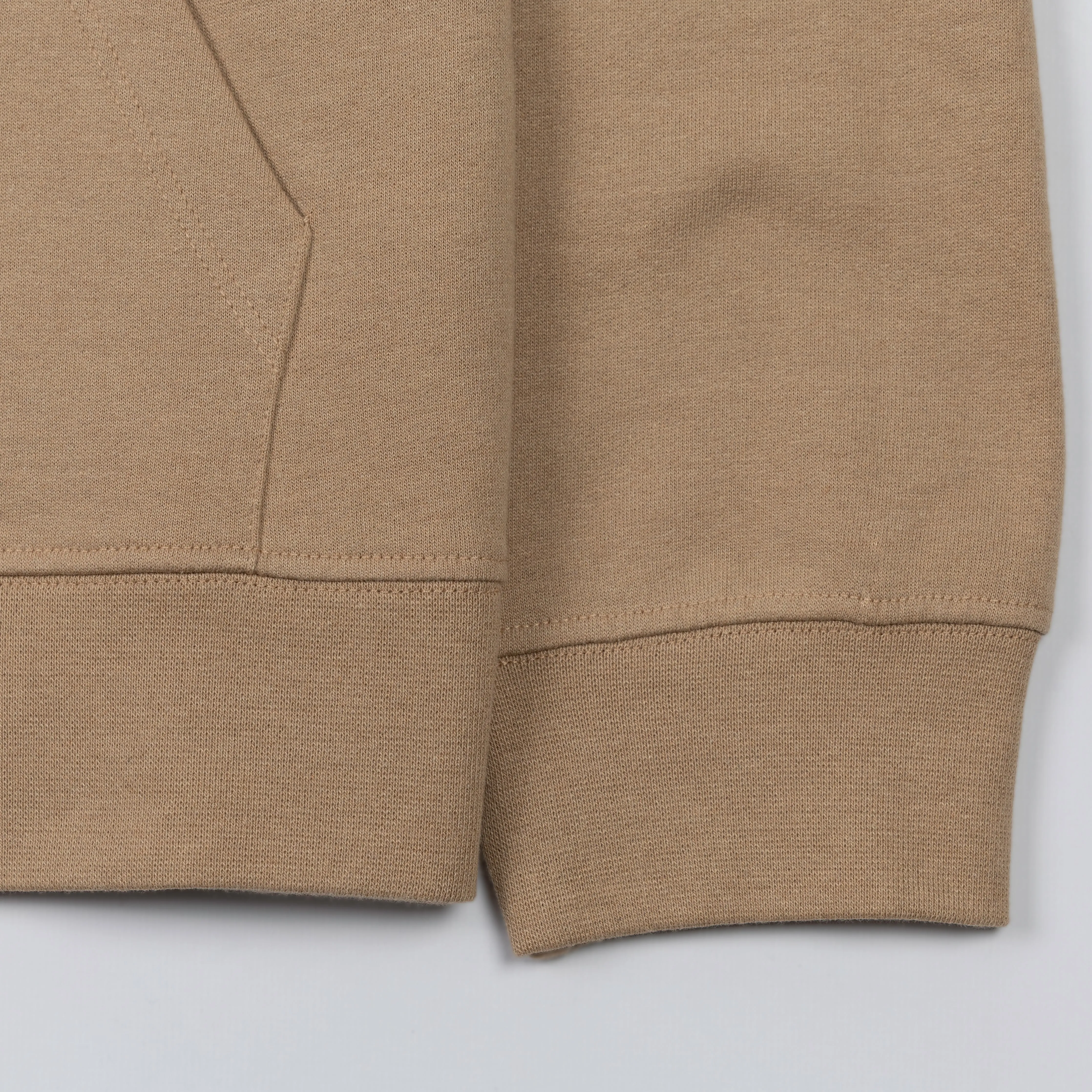 Retro Classic Pullover Hoodie - Tan