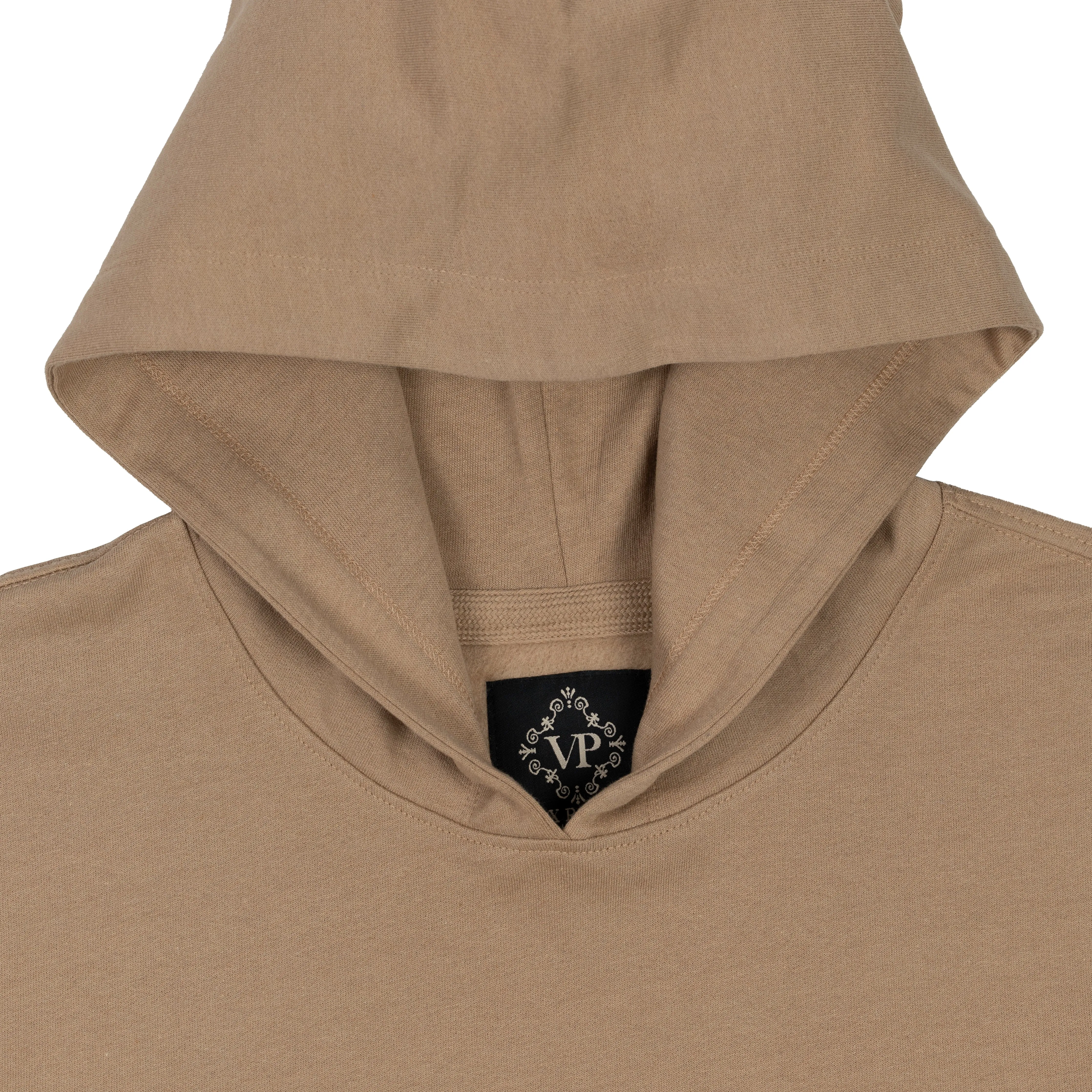 Retro Classic Pullover Hoodie - Tan