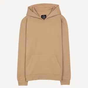 Retro Classic Pullover Hoodie - Tan