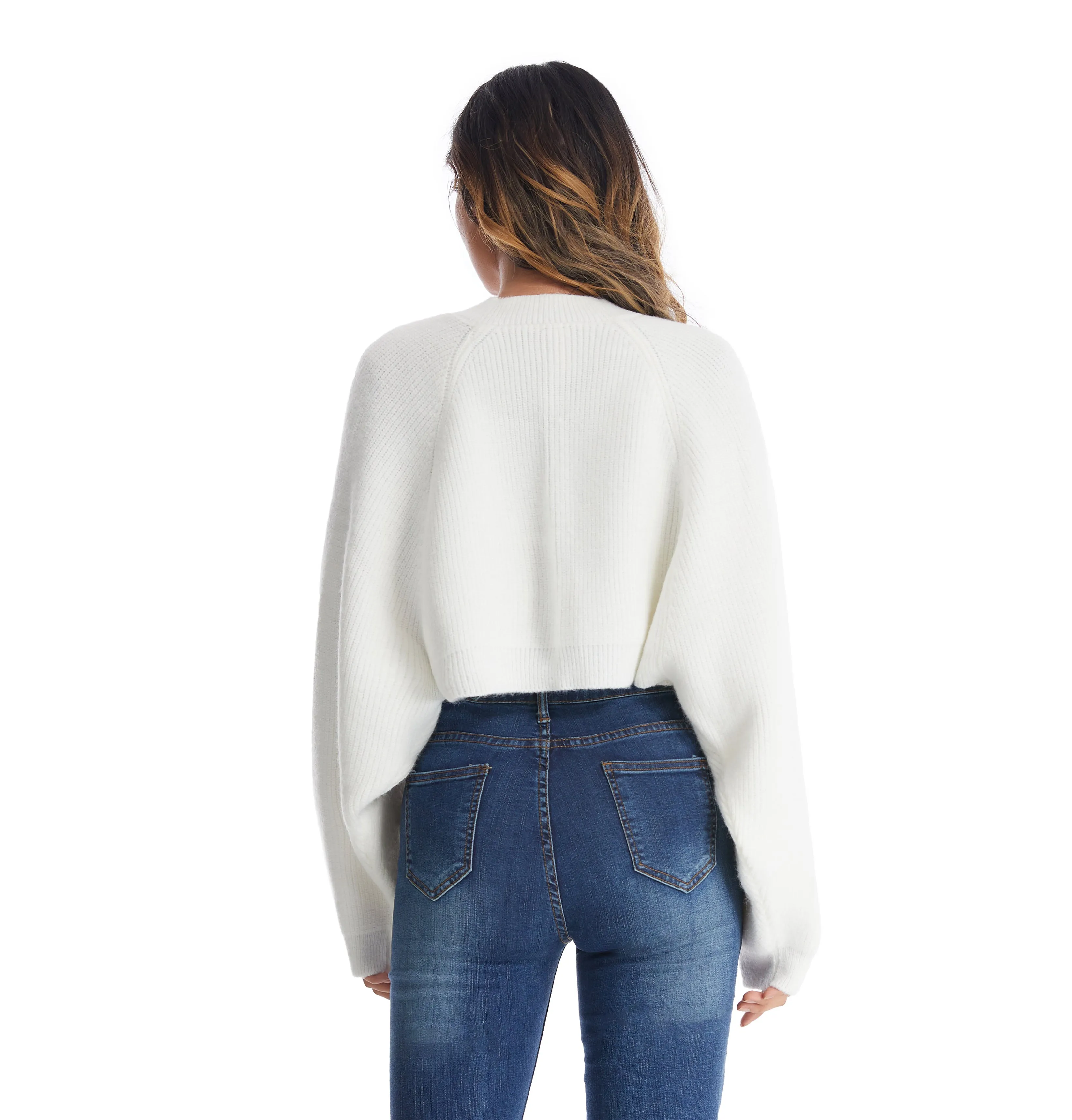 Roffe Rib Knit Shrug