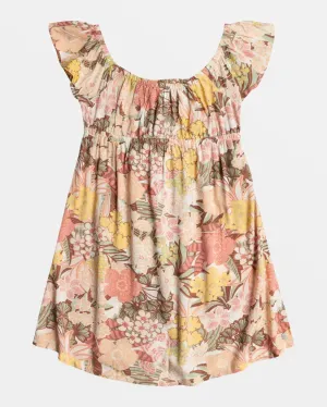 Roxy 4-16 Girls Dancing Is Done Babydoll Dress