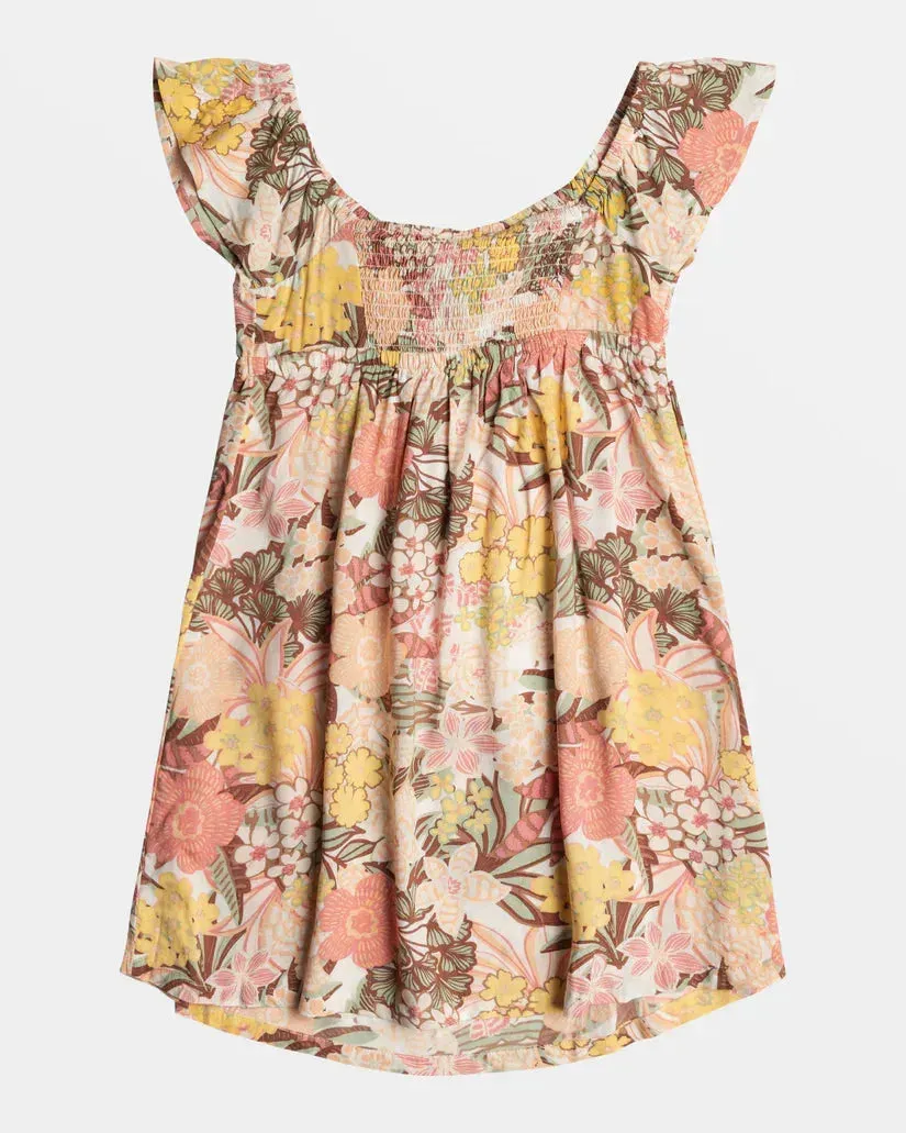 Roxy 4-16 Girls Dancing Is Done Babydoll Dress