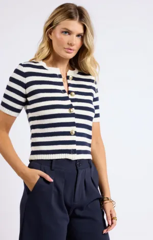 Sage The Label DAPHNE STRIPE CARDI