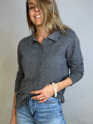 Sassy Copenhagen - 100% Cashmere polo - Latte - Samara (note preorder for week 50) sss