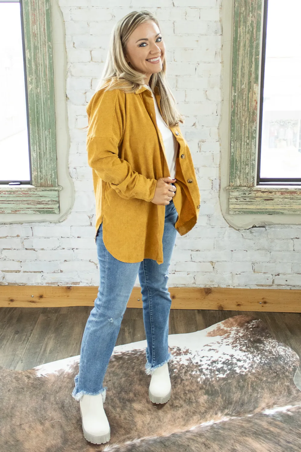 Selah Corduroy Shacket