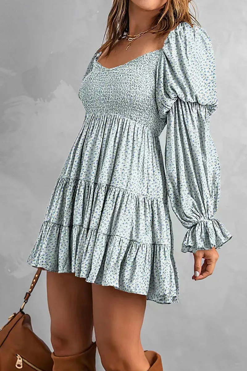 Sexy Floral Patchwork Off the Shoulder Printed Dress Dresses(5 Colors)
