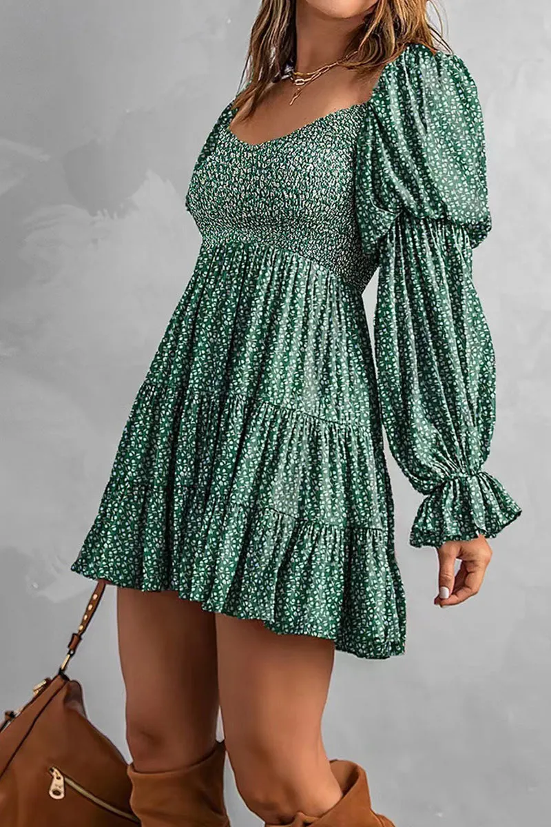 Sexy Floral Patchwork Off the Shoulder Printed Dress Dresses(5 Colors)