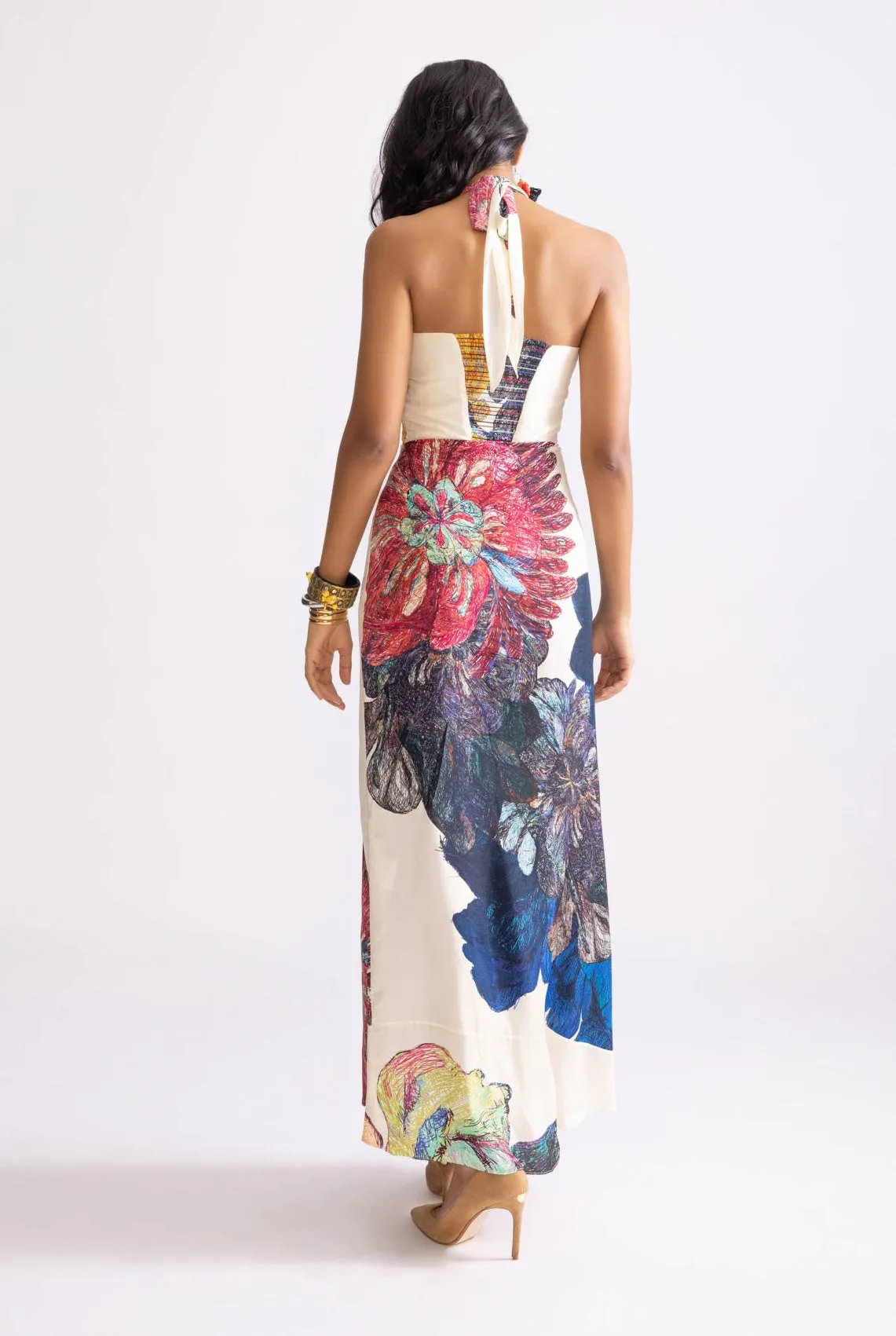 Shailee daisy printed dress