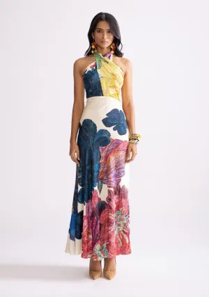 Shailee daisy printed dress