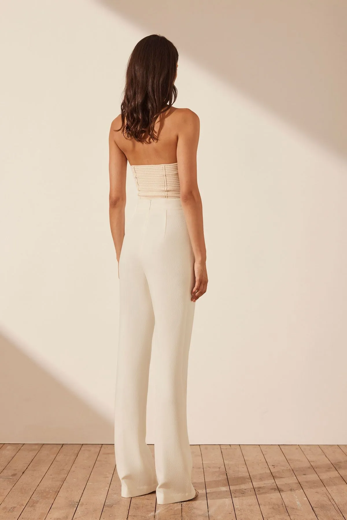 SHONA JOY Amura Side Panel Pant - Cream
