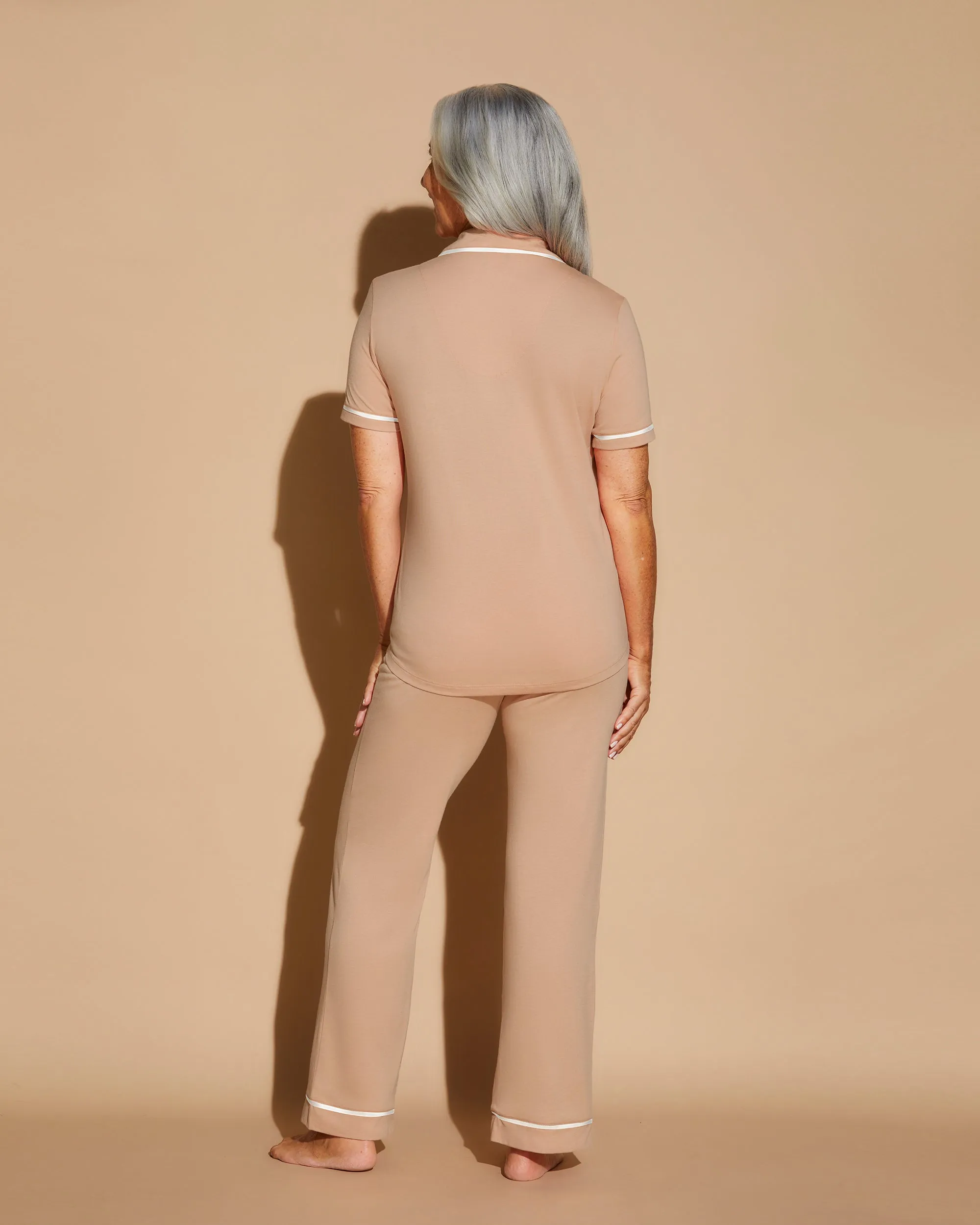 Short Sleeve Top & Pant Pajama Set
