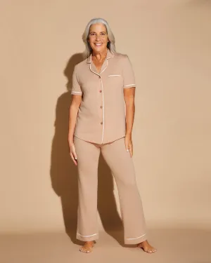 Short Sleeve Top & Pant Pajama Set