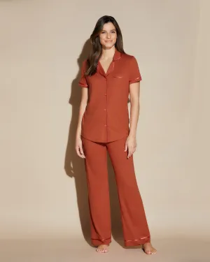 Short Sleeve Top & Pant Pajama Set