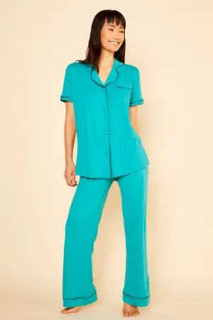 Short Sleeve Top & Pant Pajama Set