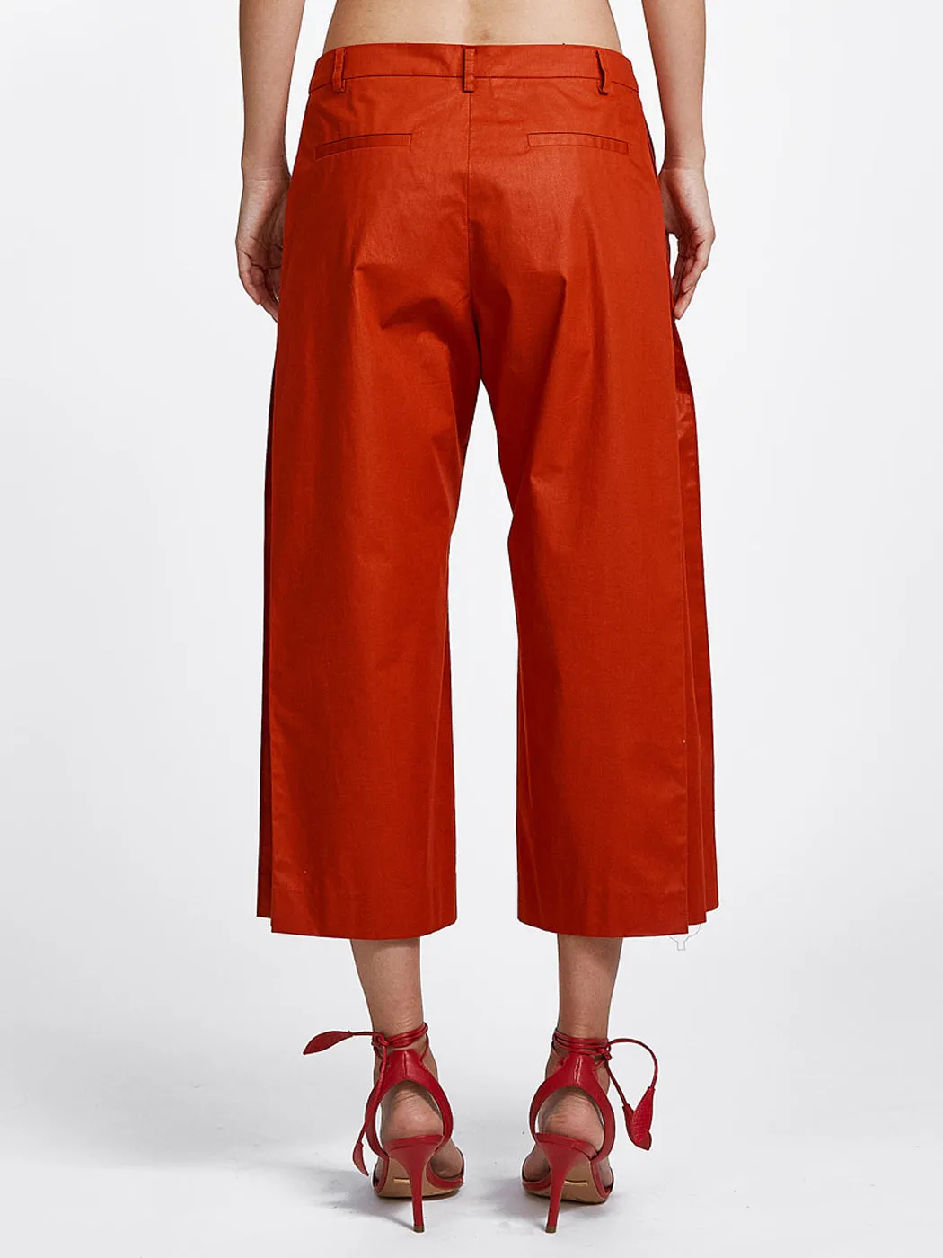 Side Pleat Pants Chintz