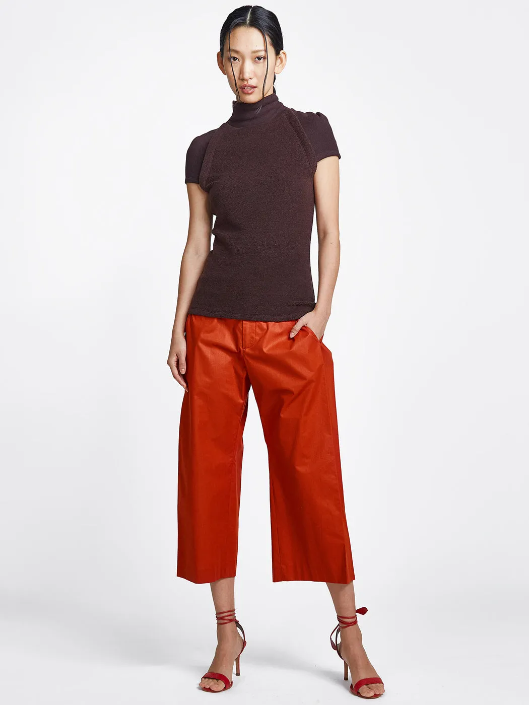 Side Pleat Pants Chintz