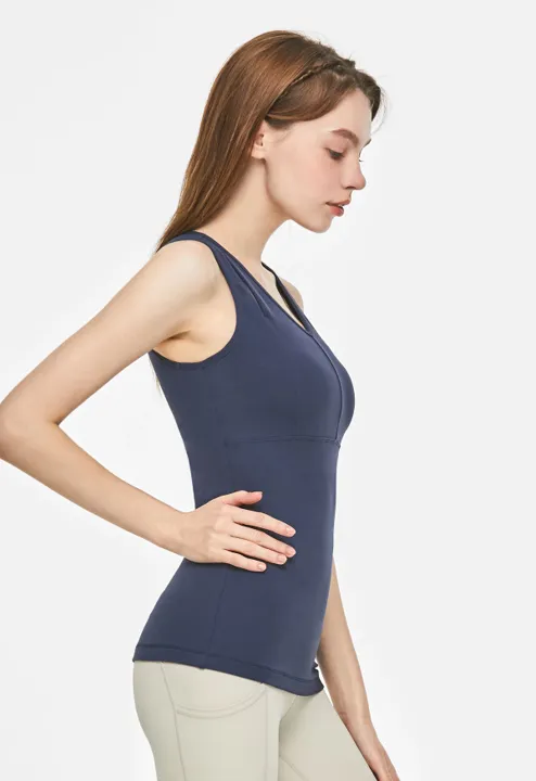 Slit Support Top - Navy