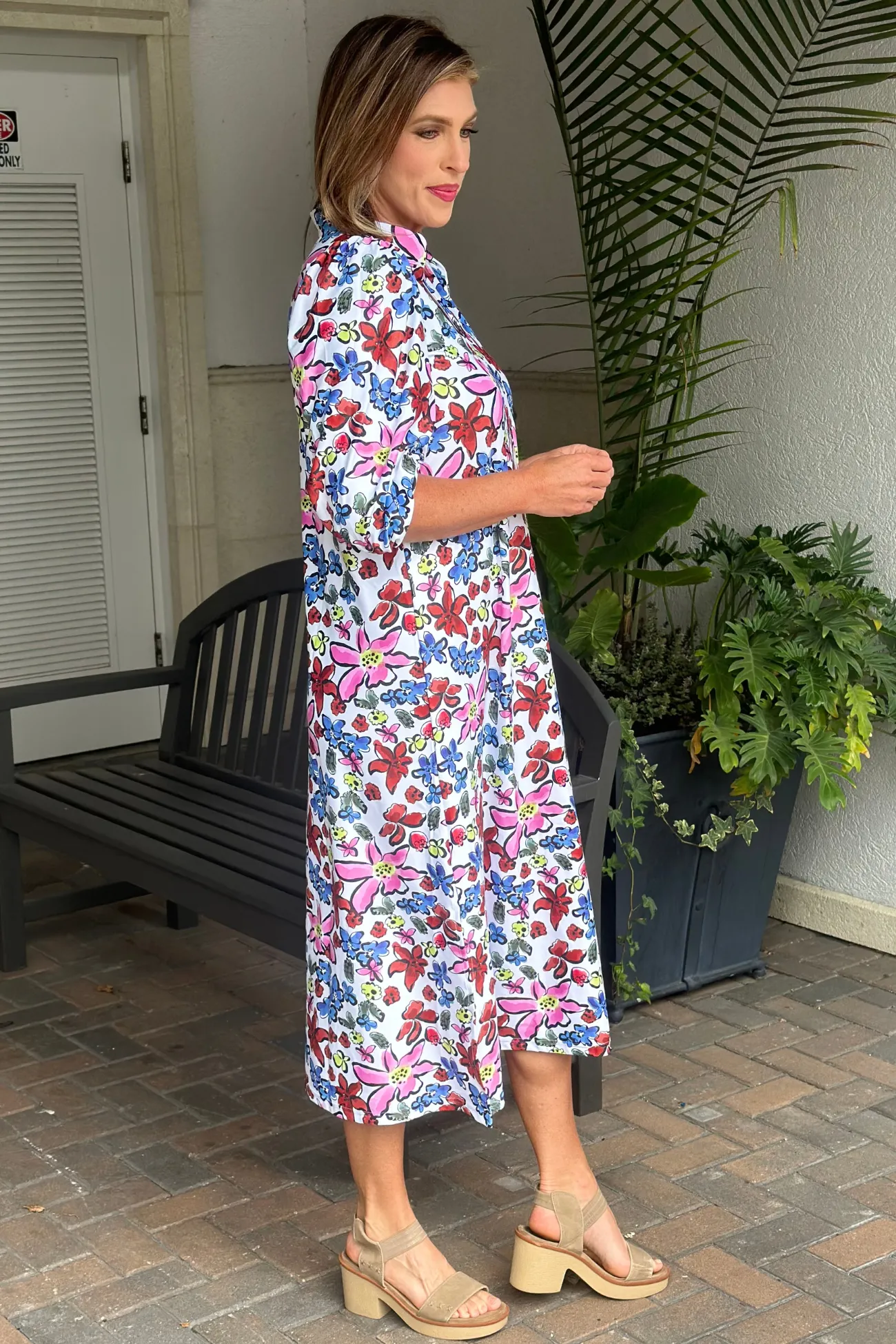 Smith & Quinn Abstract Garden Brooks Maxi Dress
