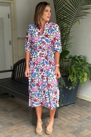 Smith & Quinn Abstract Garden Brooks Maxi Dress