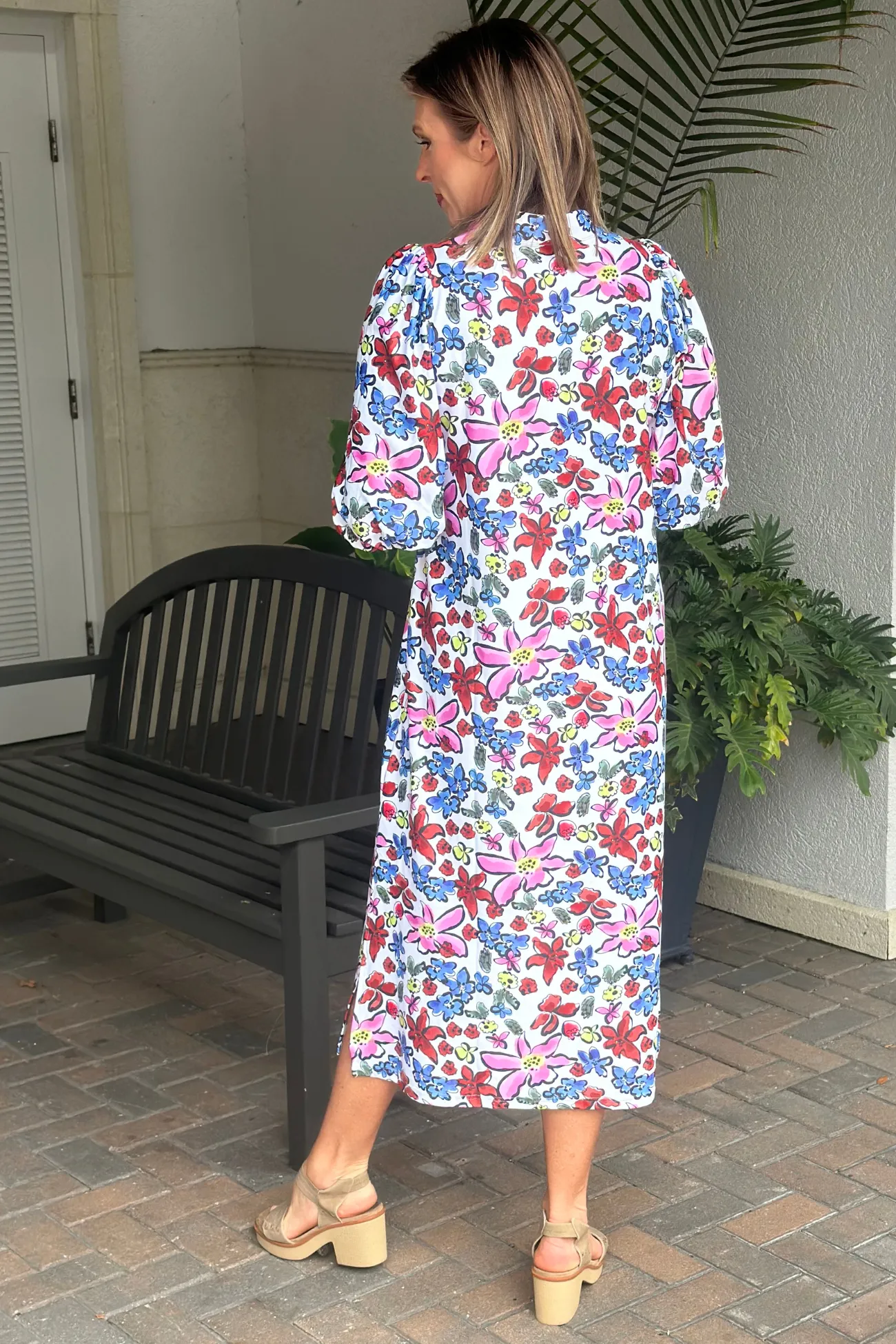 Smith & Quinn Abstract Garden Brooks Maxi Dress