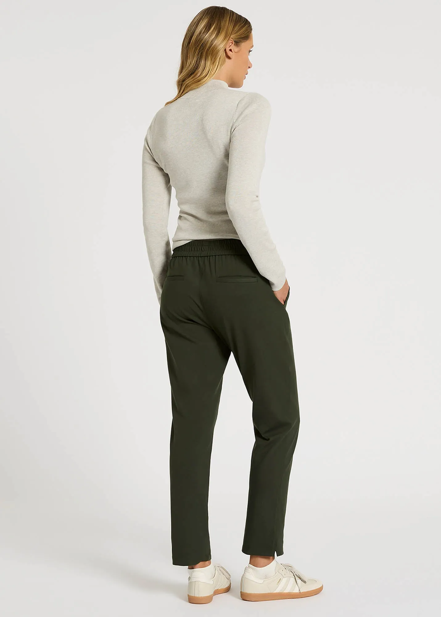 Snug Knit Mock Neck Long Sleeve