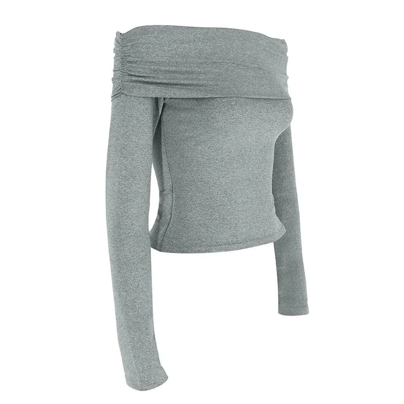 Snug Loose Off Shoulder Sweater