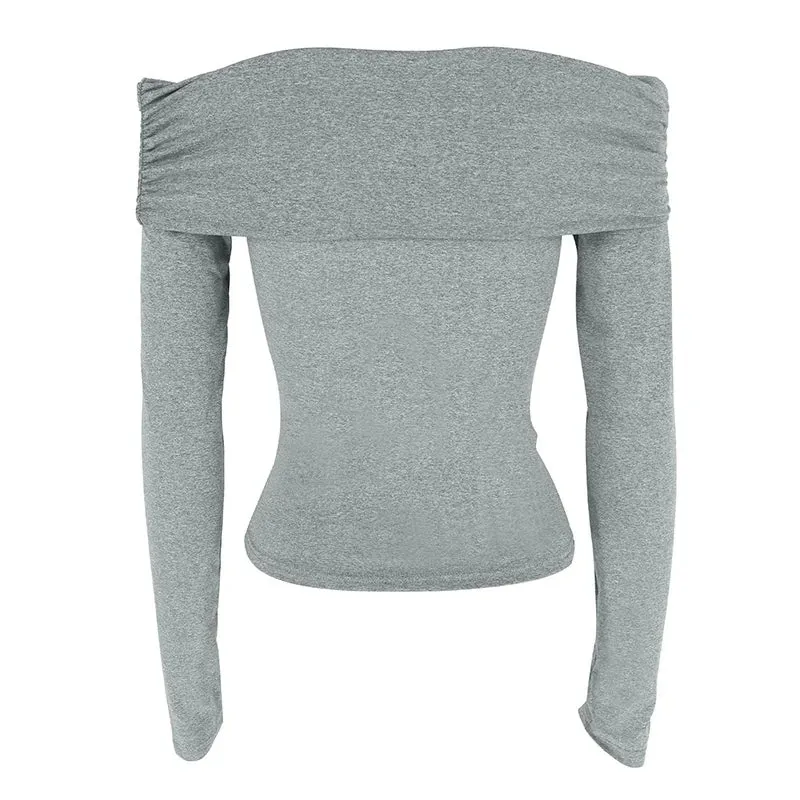 Snug Loose Off Shoulder Sweater