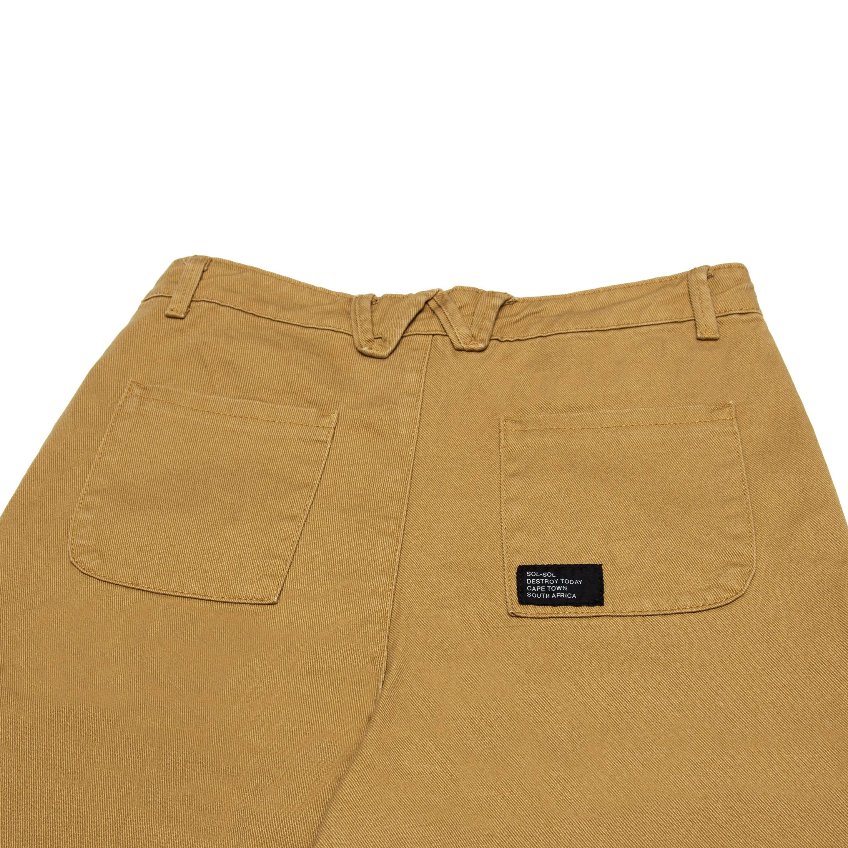 Sol Sol - Enzyme Wash Pants - Beige