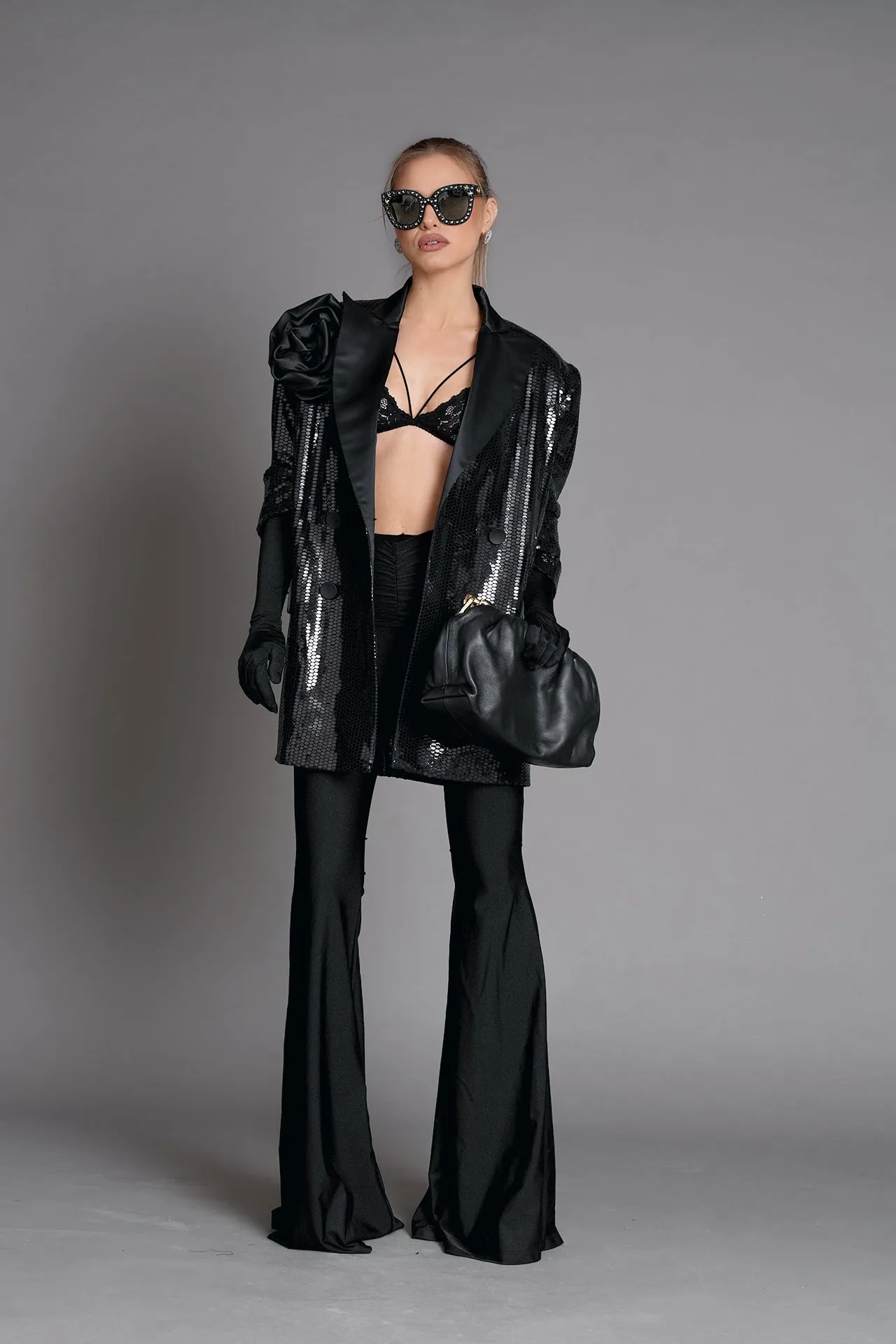 Solo in nero trousers