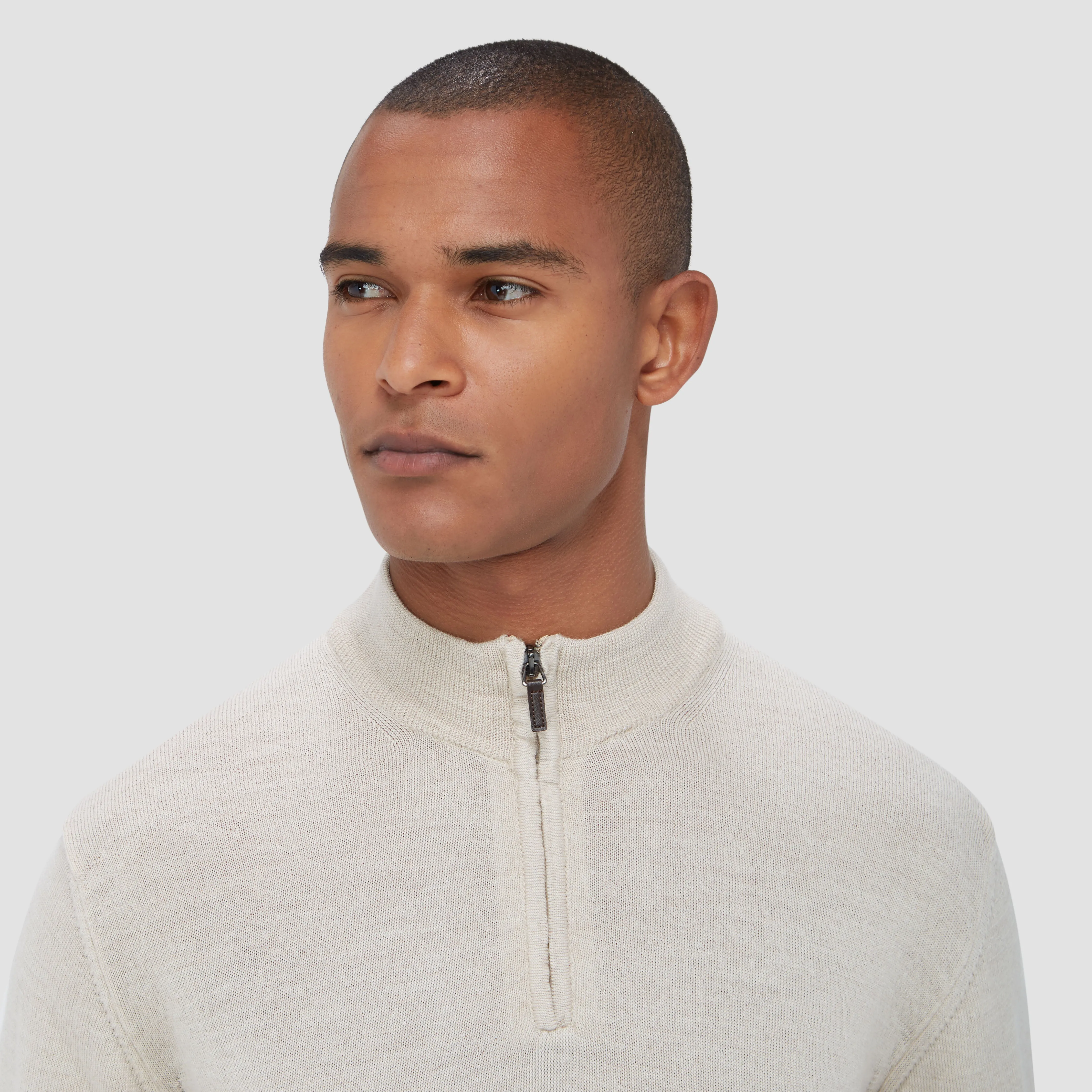 Spencer Quarter-Zip Super Merino Sweater