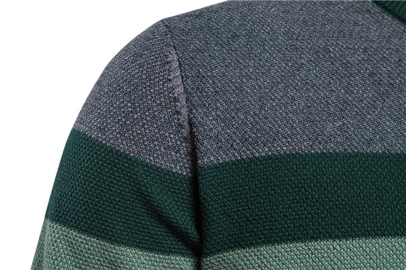 Spliced Cotton Sweater for Men