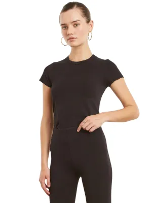 Sprwmn short sleeve tee black