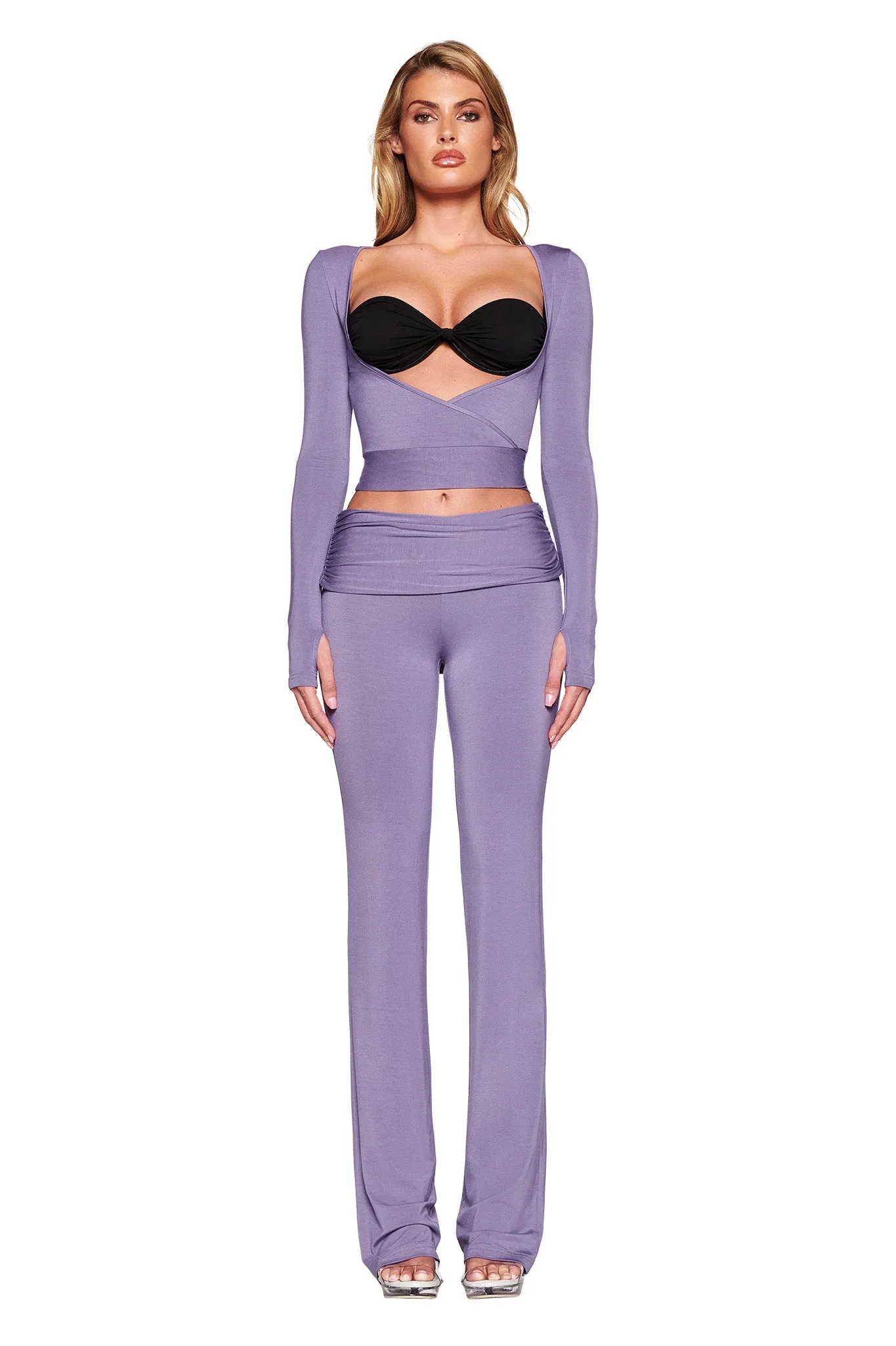 STELLA TOP - PURPLE : DUSTY LILAC
