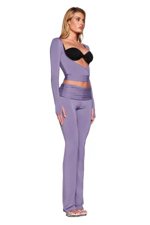 STELLA TOP - PURPLE : DUSTY LILAC