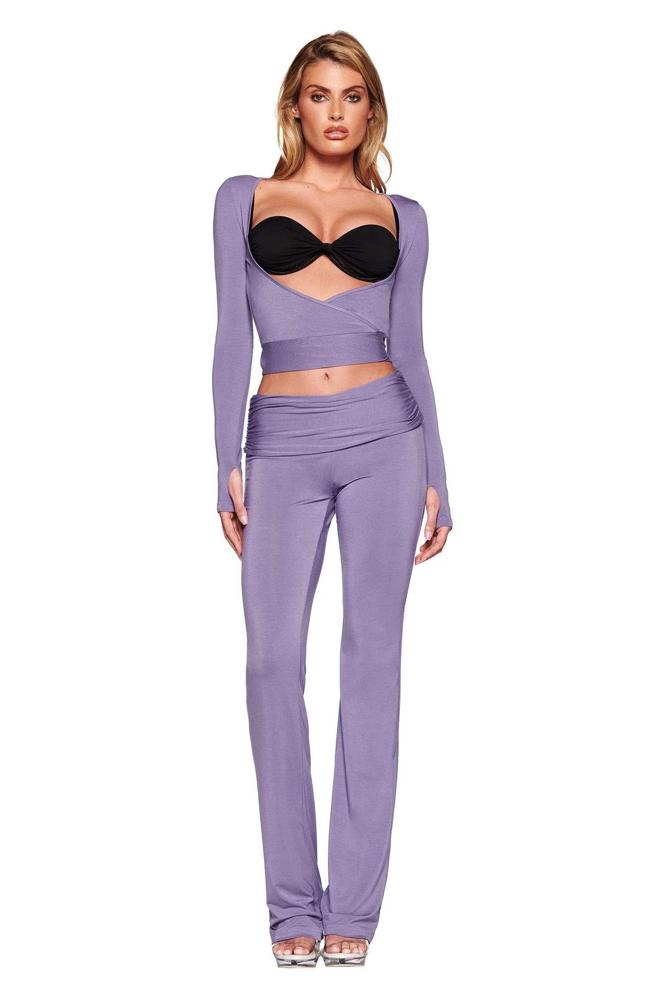 STELLA TOP - PURPLE : DUSTY LILAC