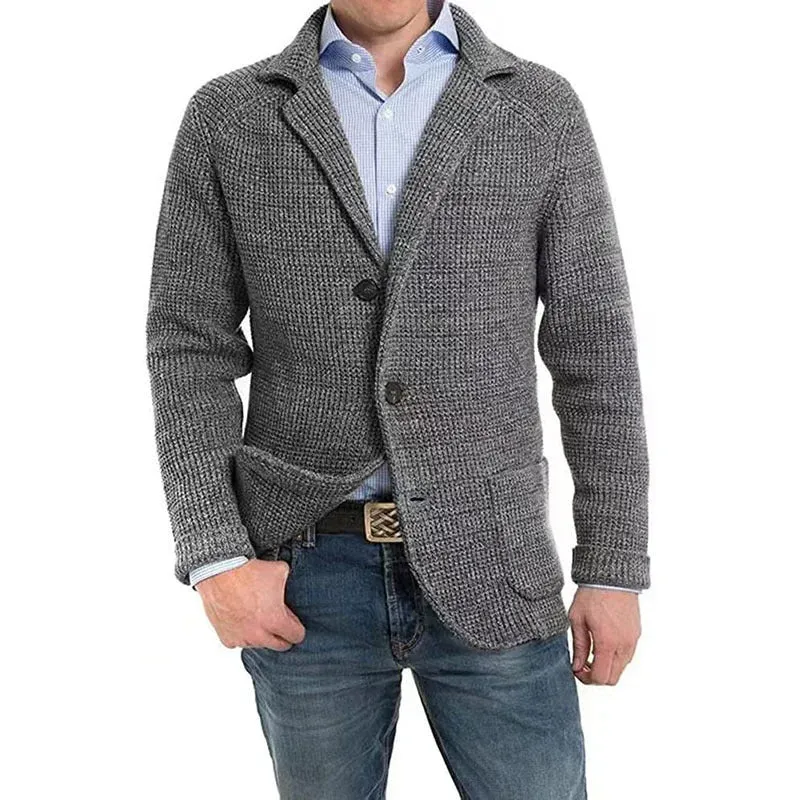 Stylish Long Sleeve Men's Jacket With Flap Pocket