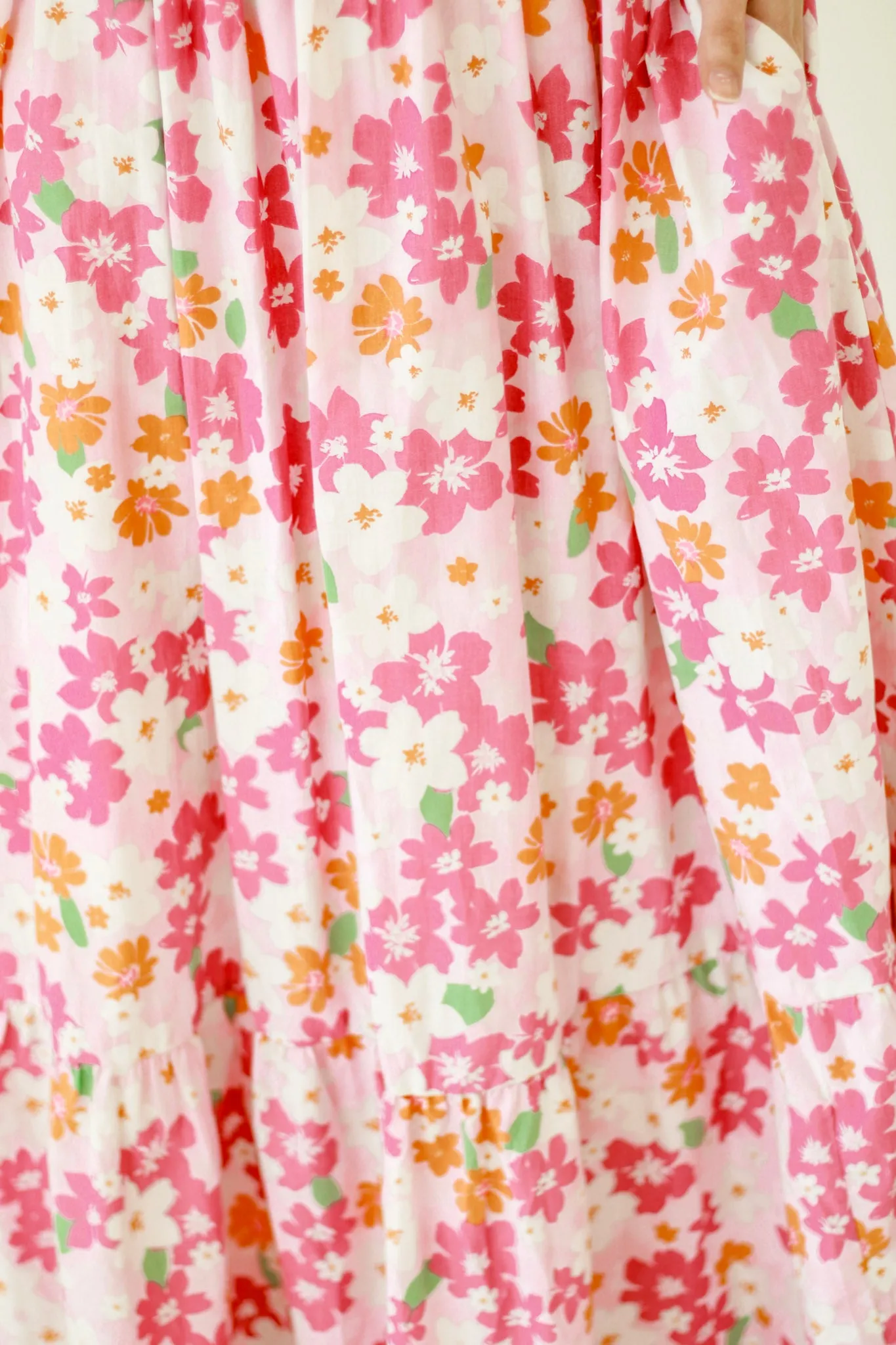Sunday Brunch Floral Midi Dress