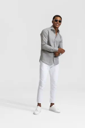Sundre Green Linen Shirt