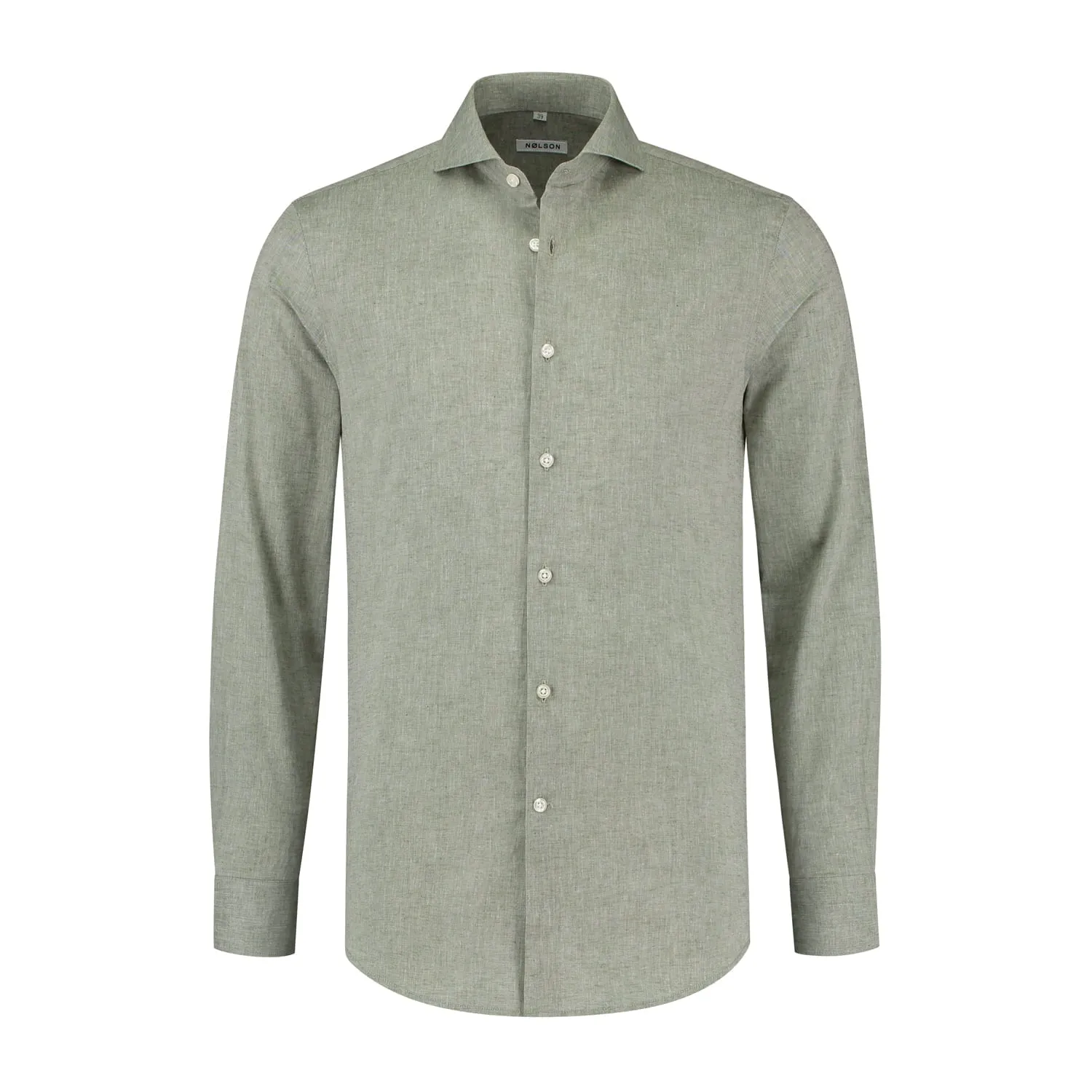Sundre Green Linen Shirt