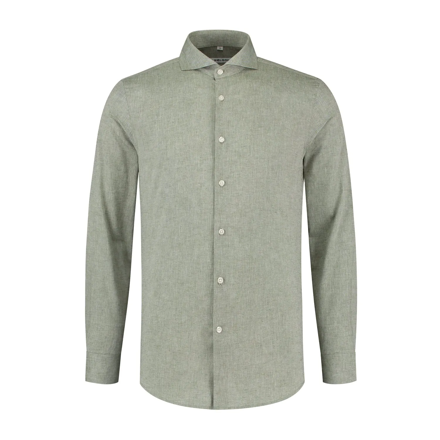 Sundre Green Linen Shirt